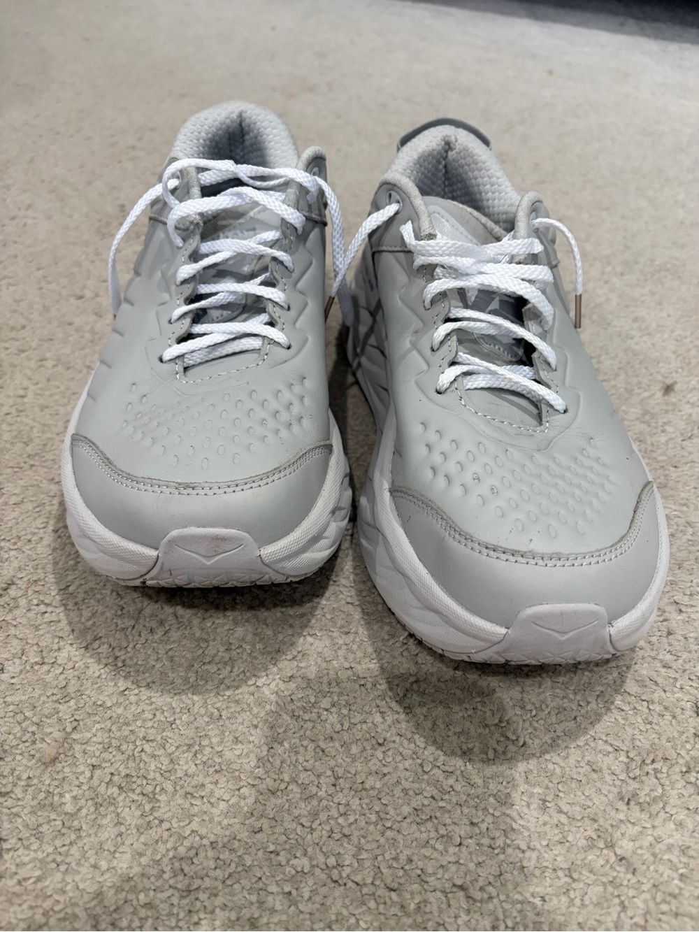 Hoka Bondi SR Sneakers, Women’s Cushioned Light Gray Size 10 Sneakers Like New - Picture 3 of 10